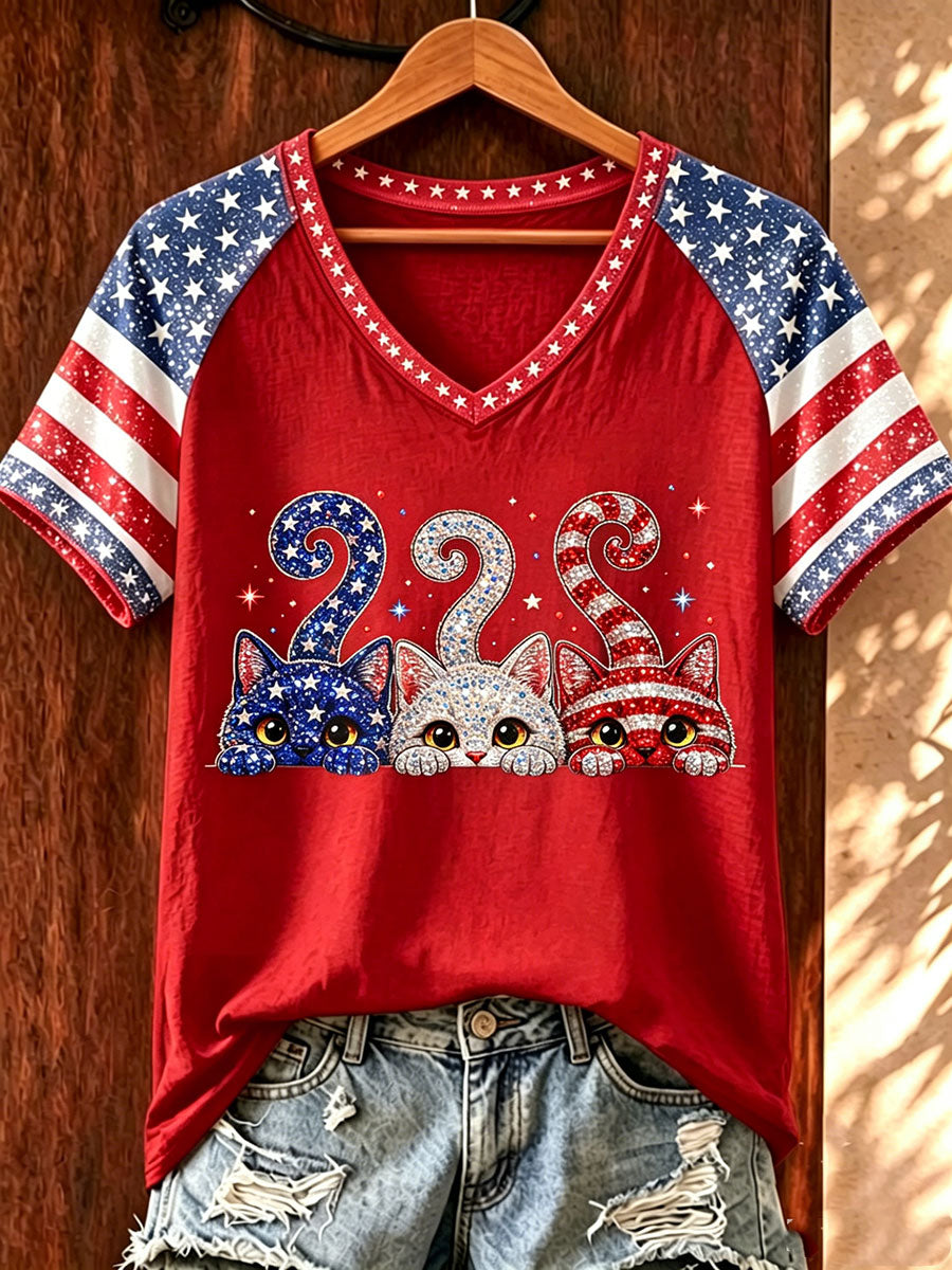 Women's American Cat T-shirt